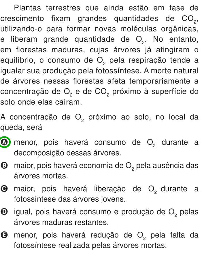 Questão 59 no caderno Azul do ENEM 2013