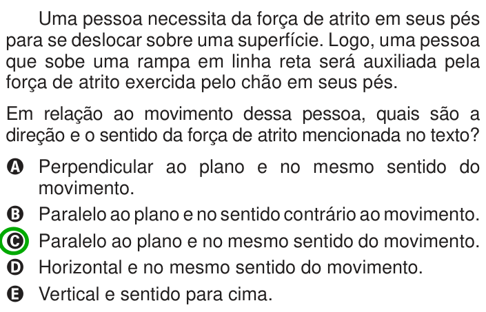 Questão 76 no caderno Azul do ENEM 2013