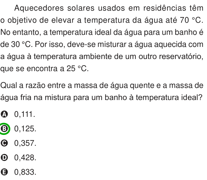 Questão 89 no caderno Azul do ENEM 2013