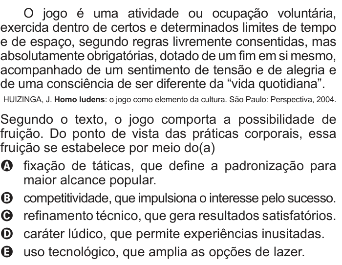 Questão 97 no caderno Azul do ENEM 2013