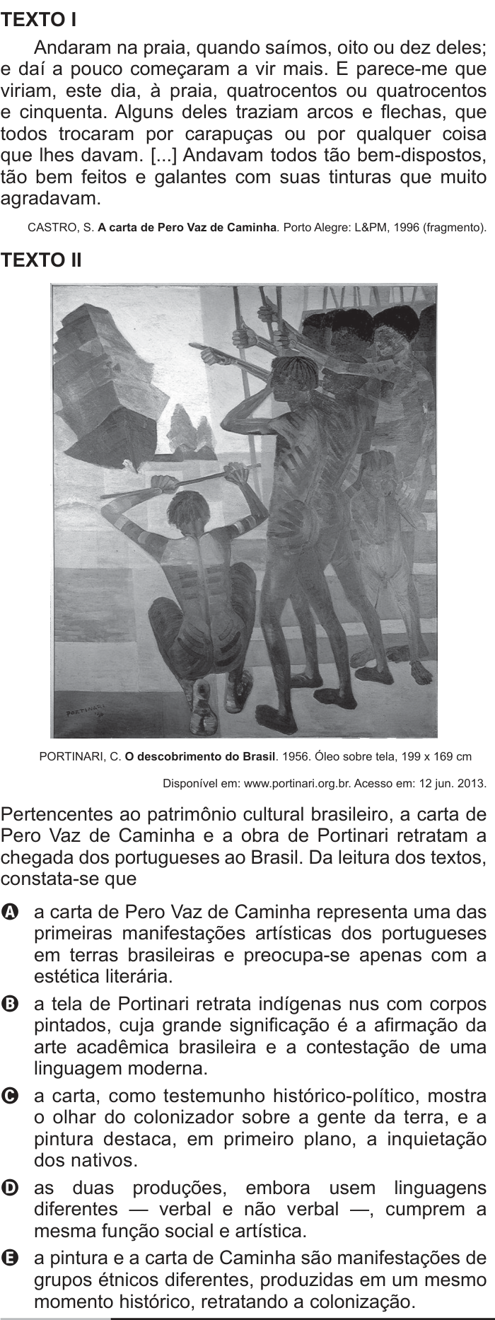 Questão 114 no caderno Azul do ENEM 2013