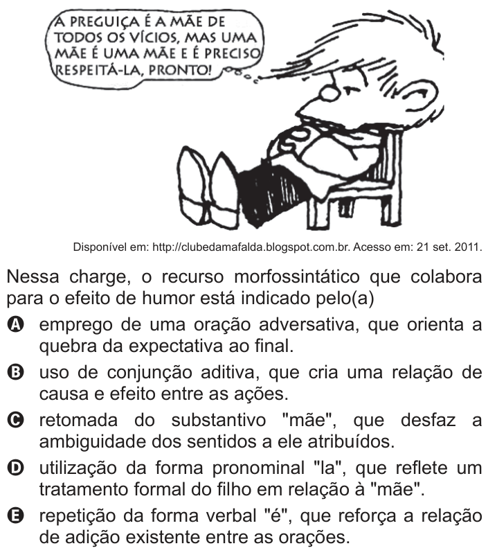 Questão 119 no caderno Azul do ENEM 2013