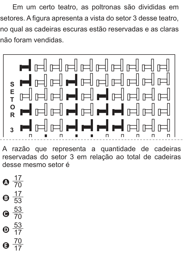 Questão 145 no caderno Azul do ENEM 2013