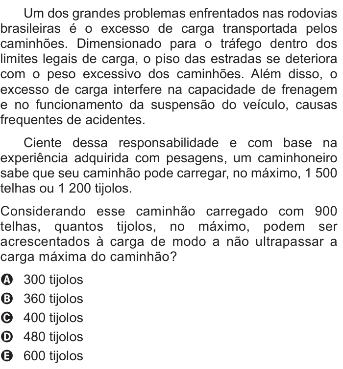 Questão 148 no caderno Azul do ENEM 2013