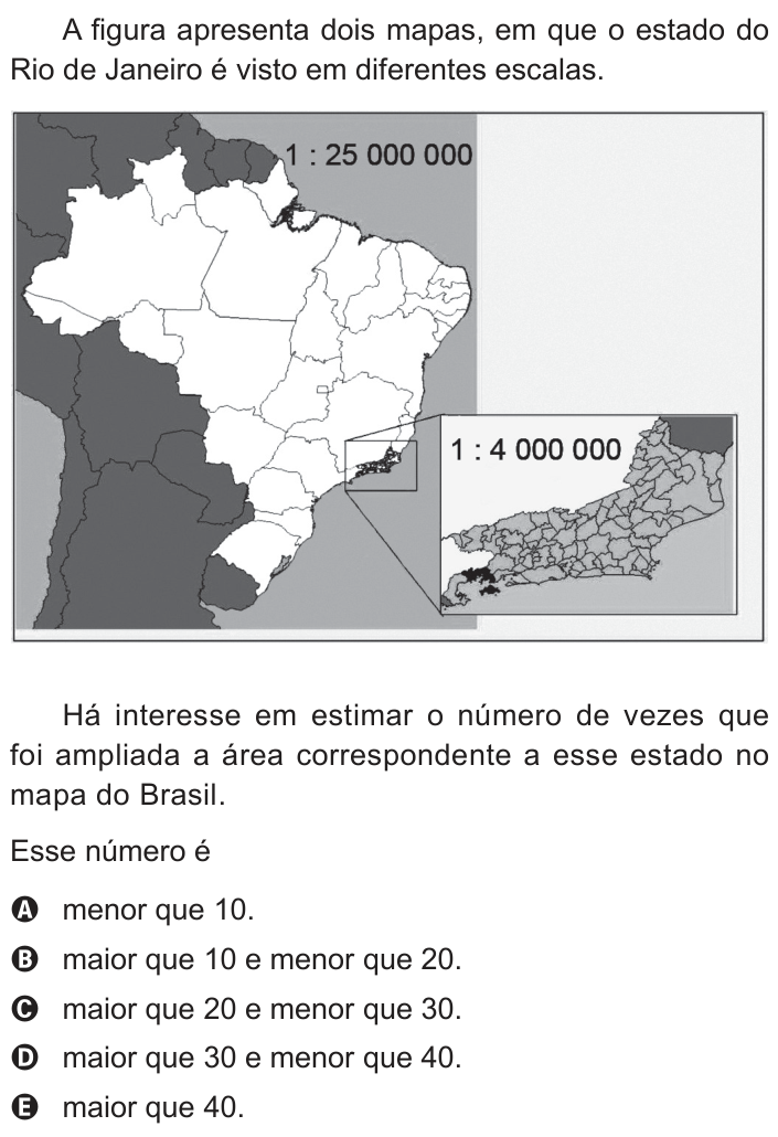 Questão 174 no caderno Azul do ENEM 2013