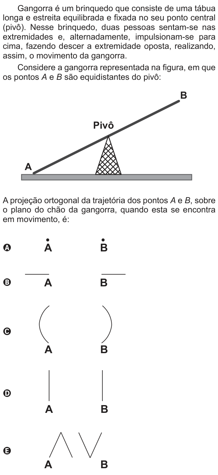Questão 180 no caderno Azul do ENEM 2013