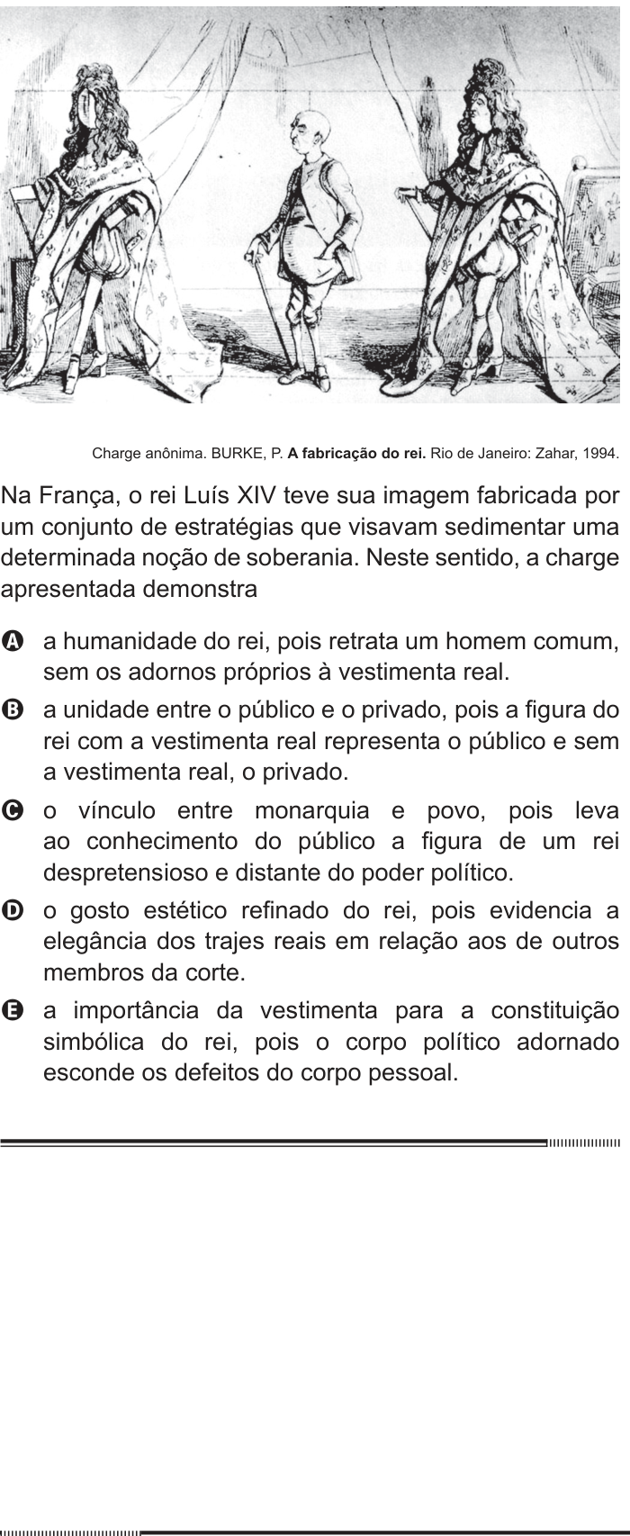 Questão 1 no caderno Azul do ENEM 2012