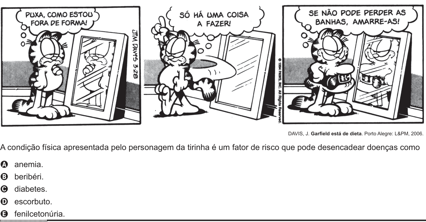 Questão 80 no caderno Azul do ENEM 2012