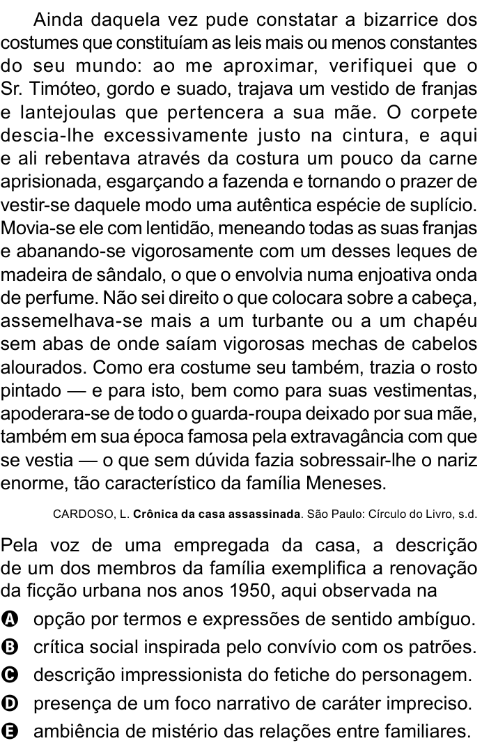 Questão 12 no caderno Azul do ENEM 2023