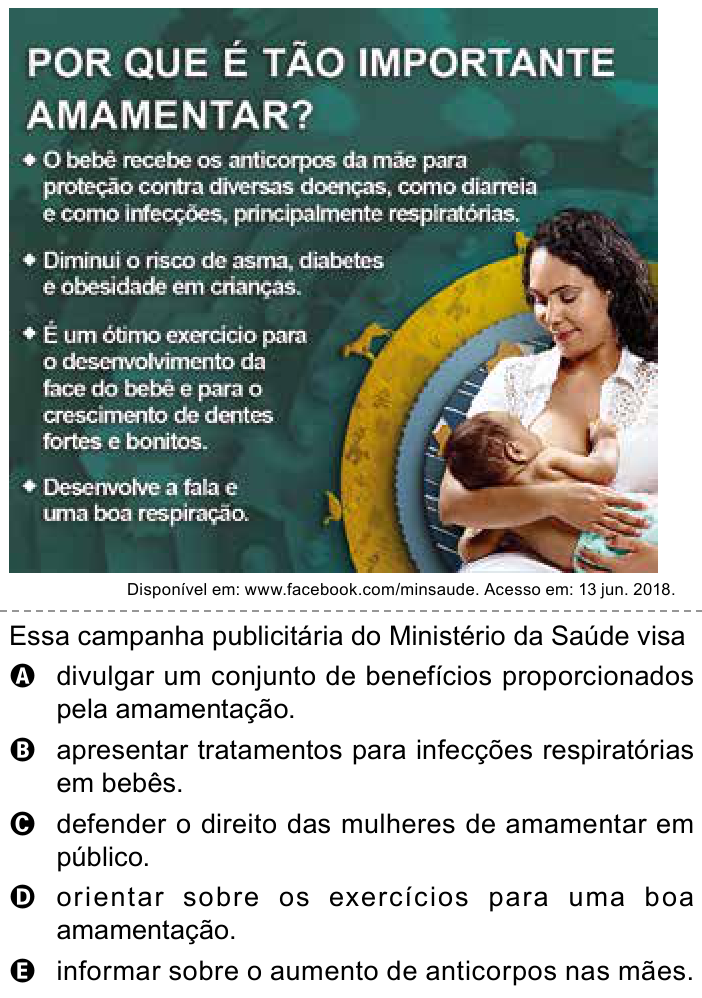 Questão 44 no caderno Azul do ENEM 2023