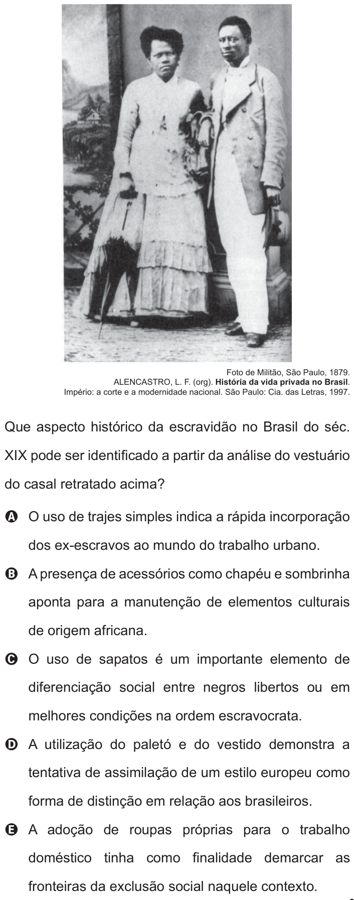 Questão 29 no caderno Azul do ENEM 2011