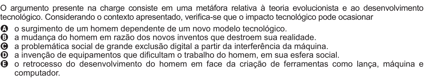 Questão 134 no caderno Azul do ENEM 2011