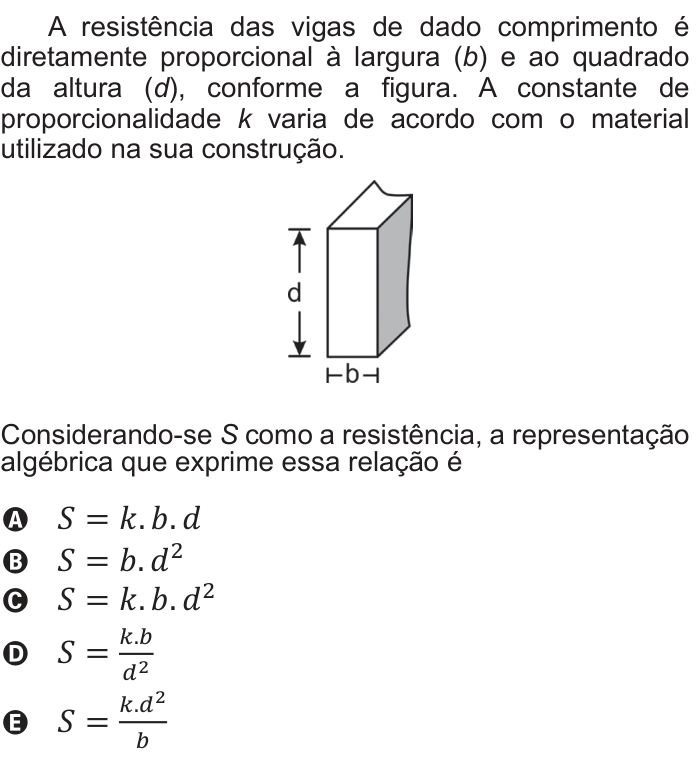 Questão 178 no caderno Azul do ENEM 2011