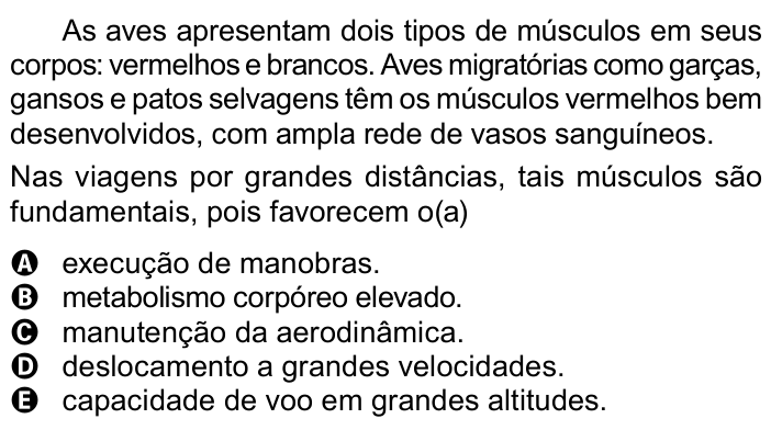 Questão 95 no caderno Azul do ENEM 2023