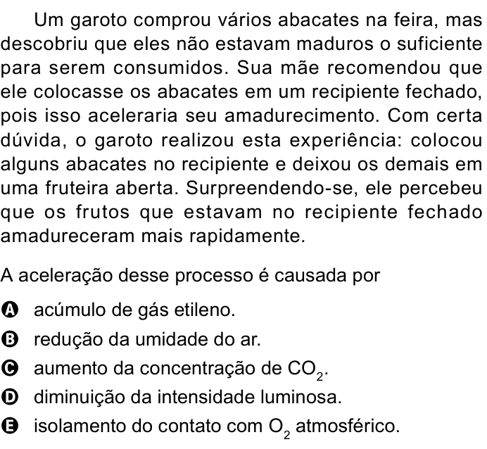 Questão 97 no caderno Azul do ENEM 2023