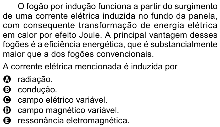 Questão 108 no caderno Azul do ENEM 2023