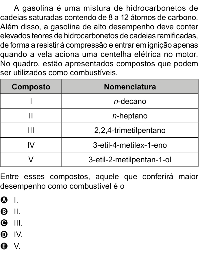Questão 118 no caderno Azul do ENEM 2023