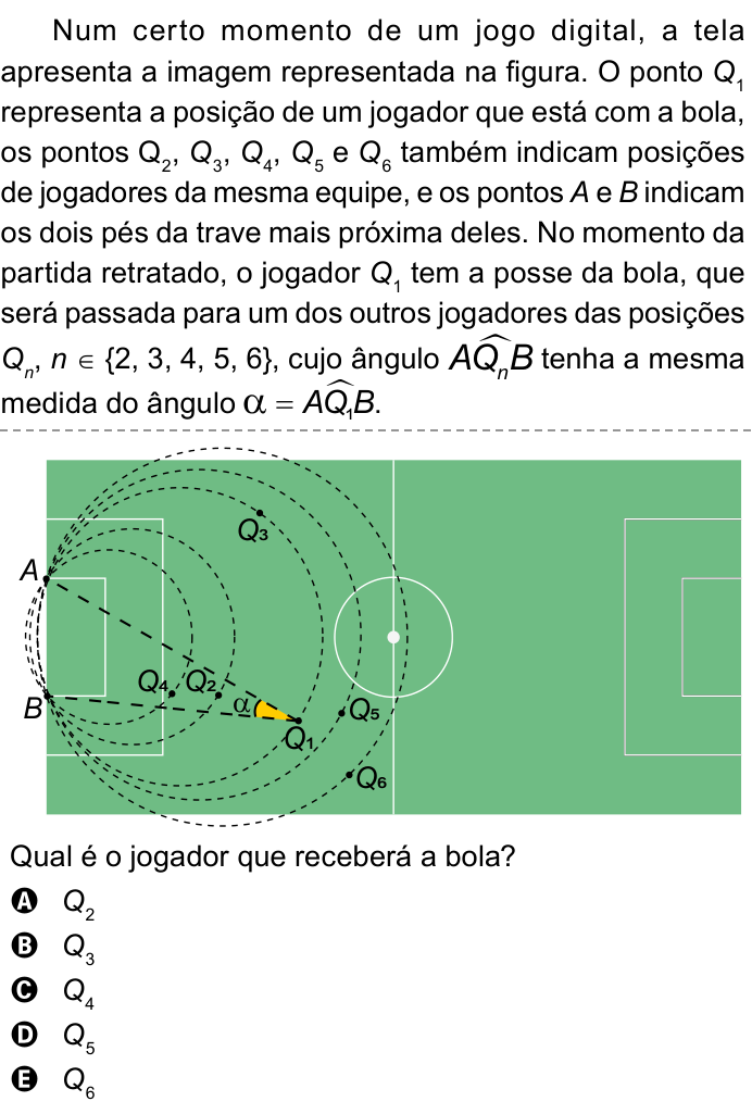 Questão 145 no caderno Azul do ENEM 2023
