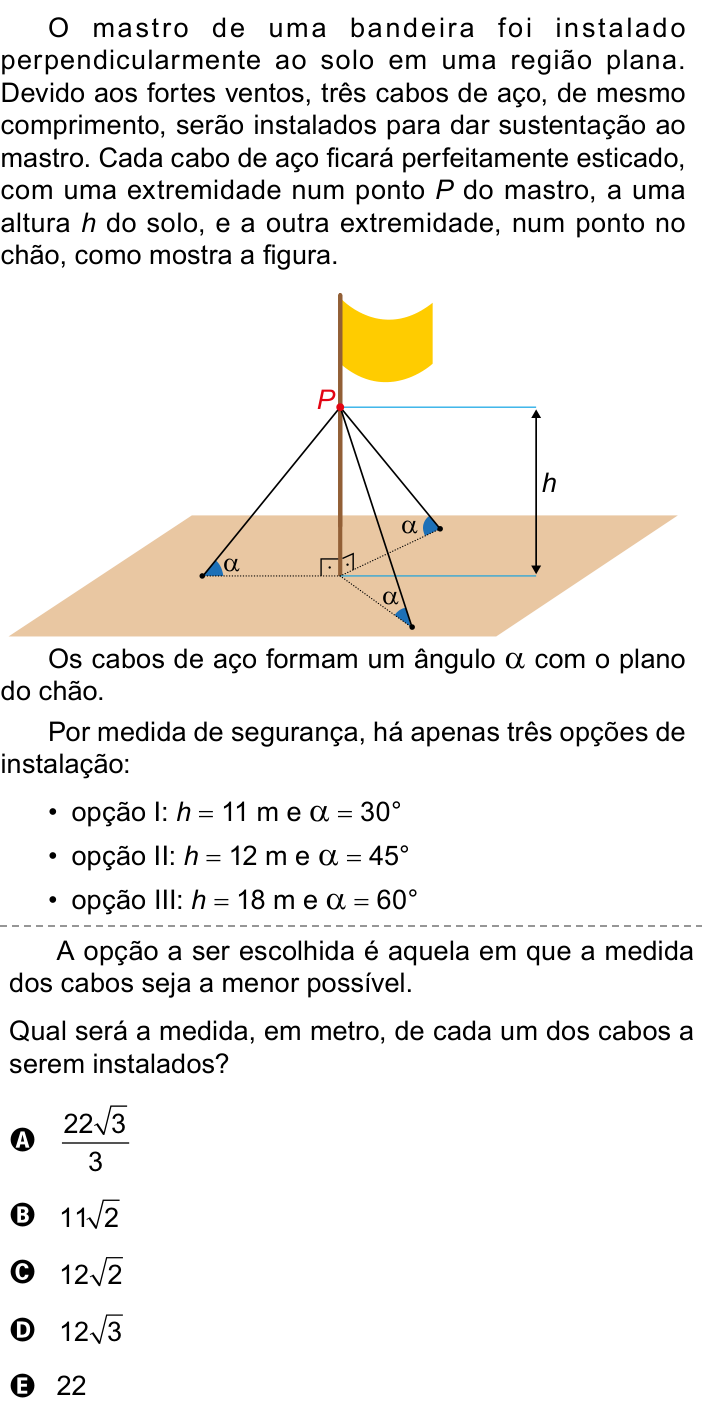 Questão 148 no caderno Azul do ENEM 2023
