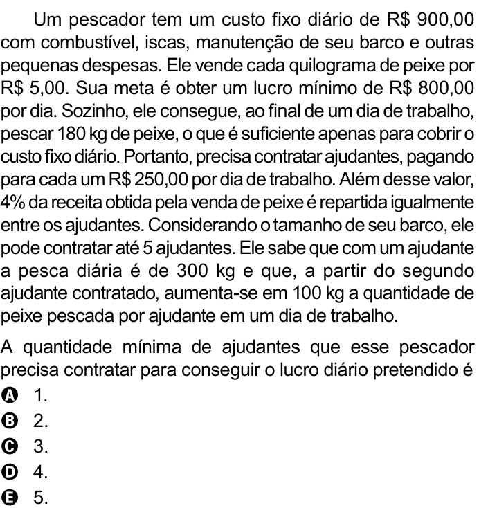 Questão 158 no caderno Azul do ENEM 2023
