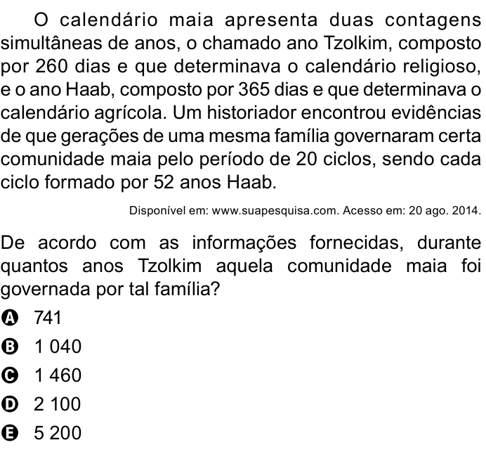 Questão 171 no caderno Azul do ENEM 2023