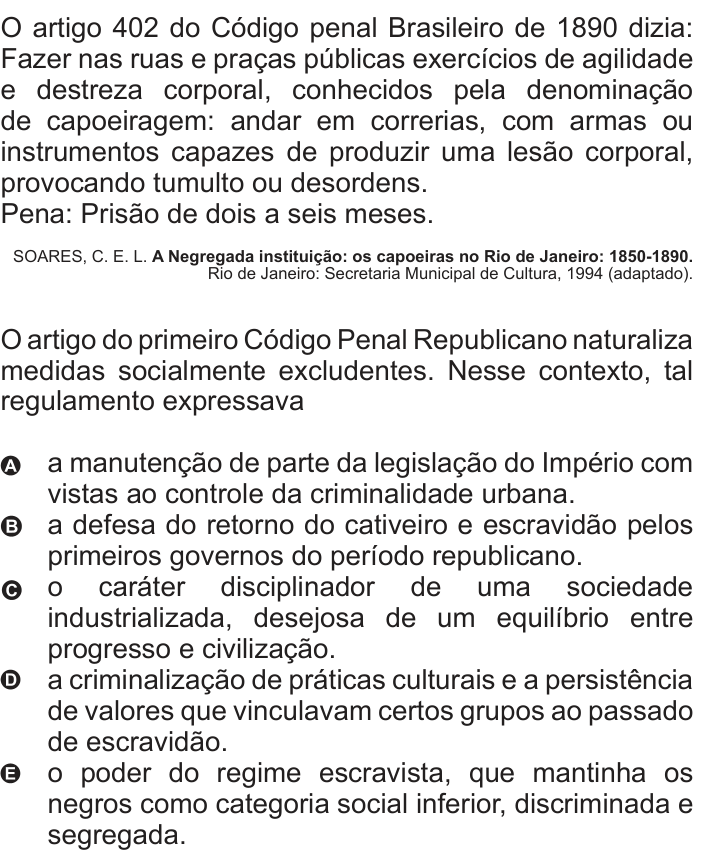 Questão 27 no caderno Azul do ENEM 2010