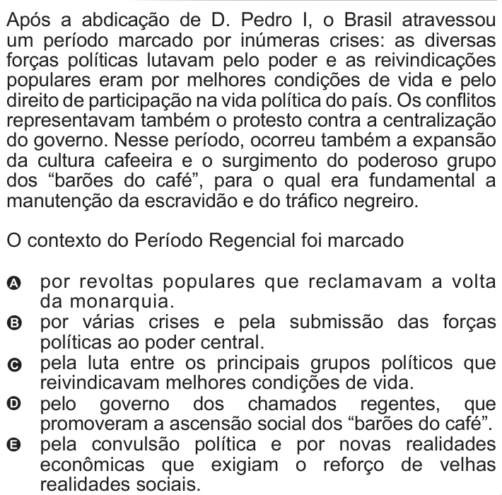 Questão 31 no caderno Azul do ENEM 2010