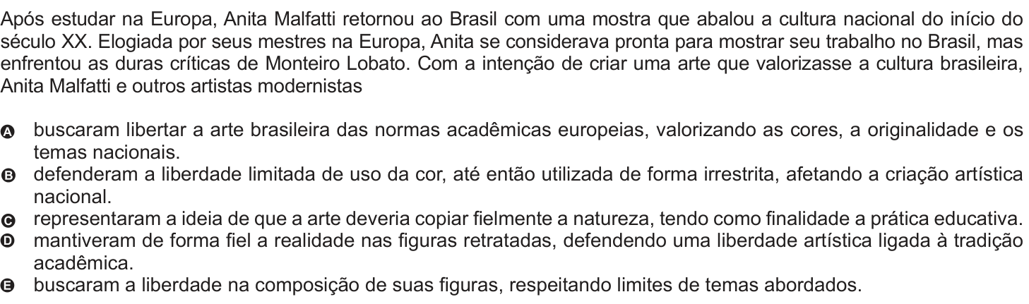 Questão 131 no caderno Azul do ENEM 2010