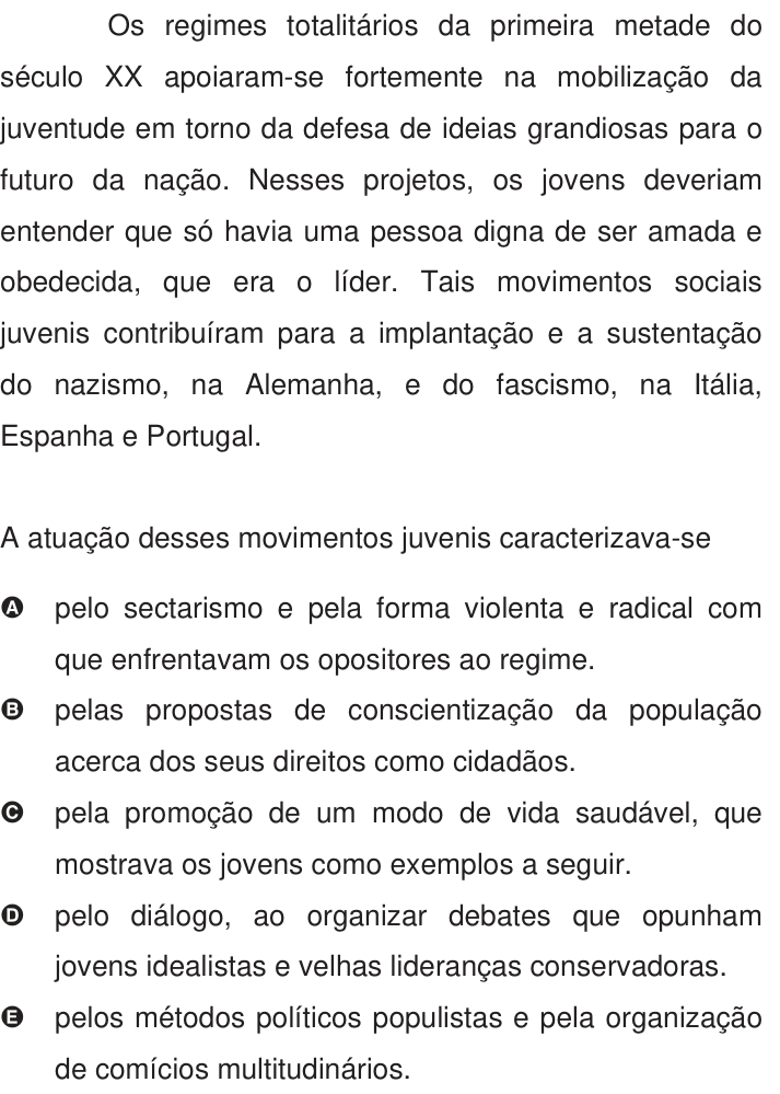 Questão 51 no caderno Azul do ENEM 2009