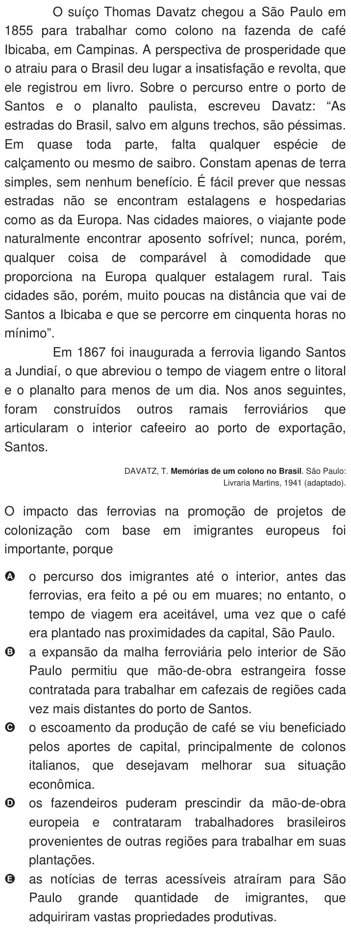 Questão 70 no caderno Azul do ENEM 2009