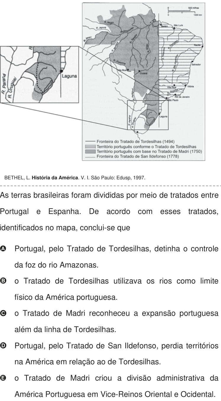 Questão 84 no caderno Azul do ENEM 2009