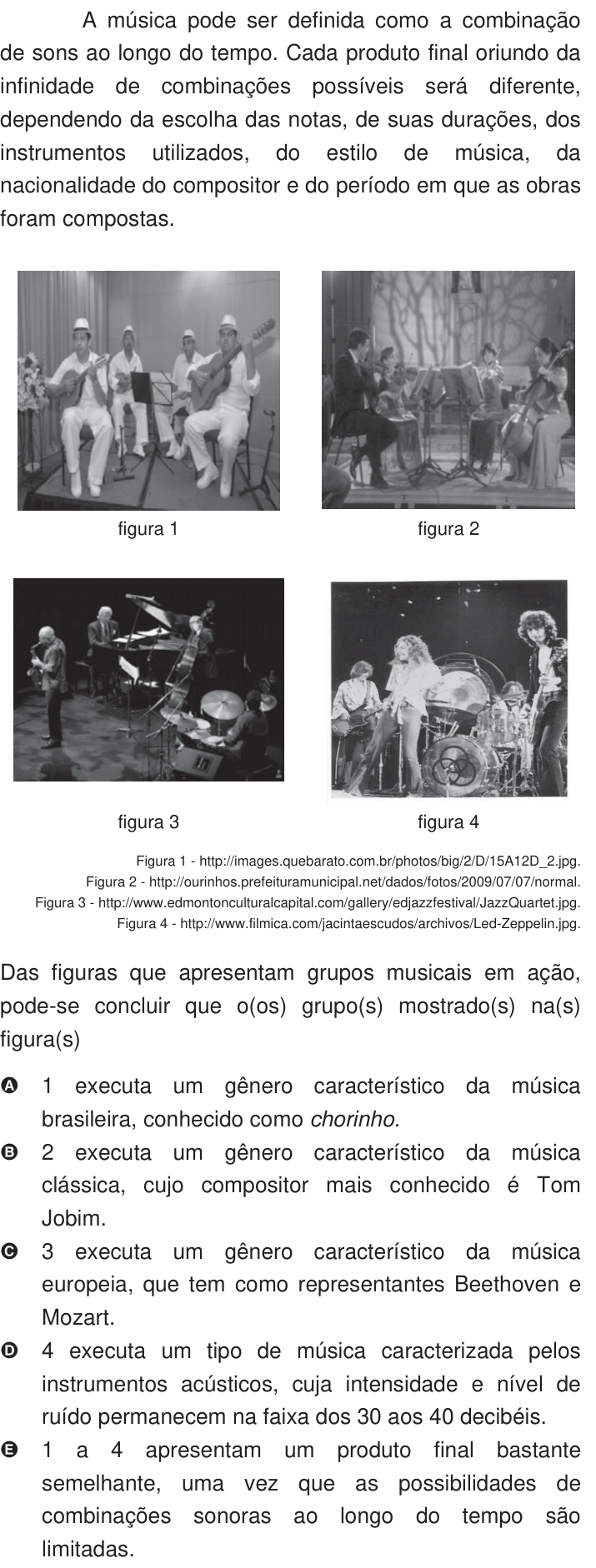 Questão 94 no caderno Azul do ENEM 2009