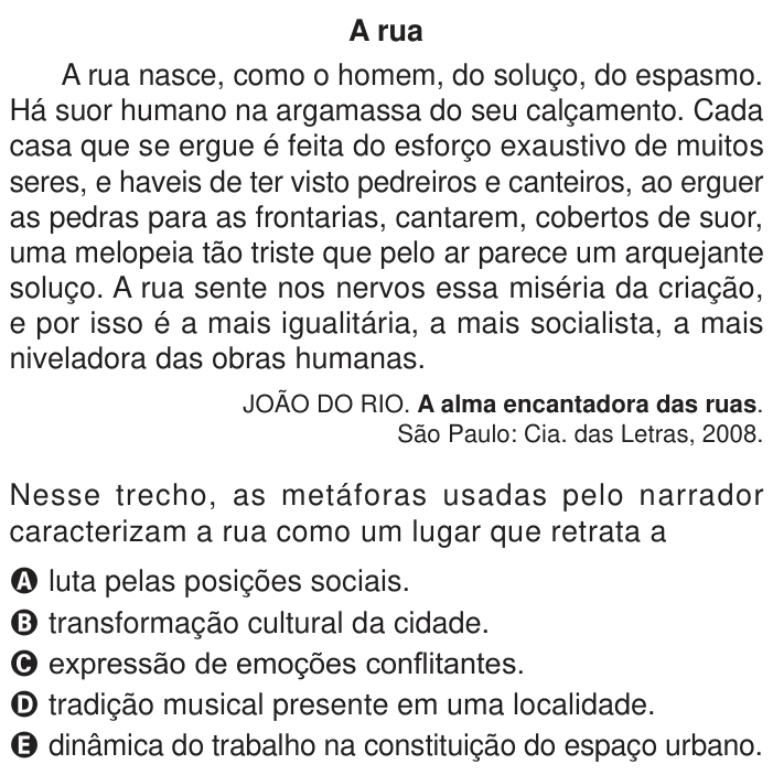 Questão 11 no caderno Azul do ENEM PPL 2024