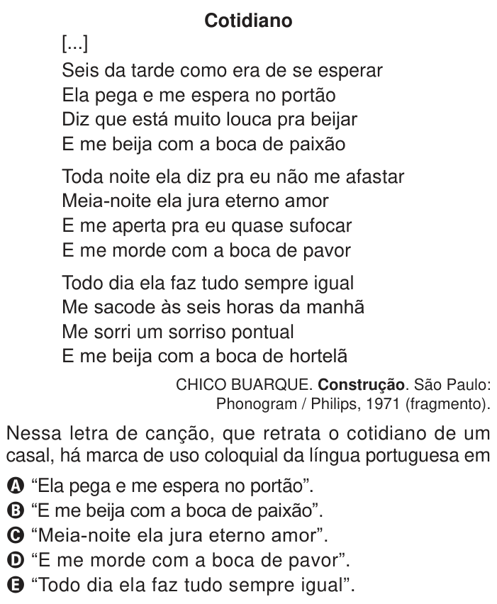 Questão 18 no caderno Azul do ENEM PPL 2024