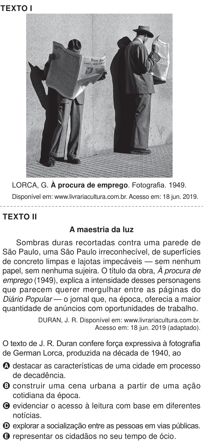 Questão 21 no caderno Azul do ENEM PPL 2024
