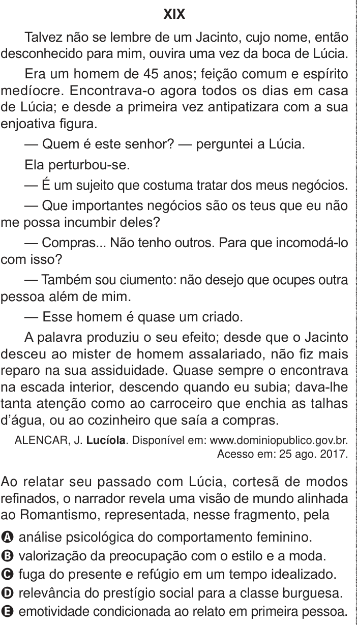 Questão 44 no caderno Azul do ENEM PPL 2024