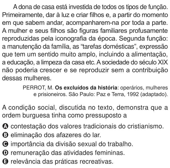 Questão 64 no caderno Azul do ENEM PPL 2024