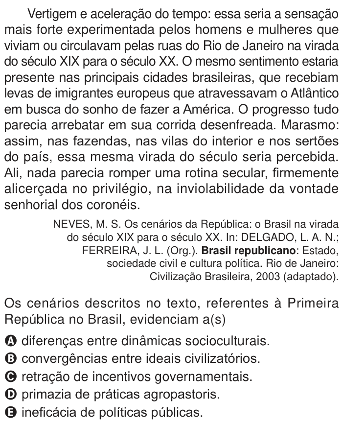 Questão 65 no caderno Azul do ENEM PPL 2024