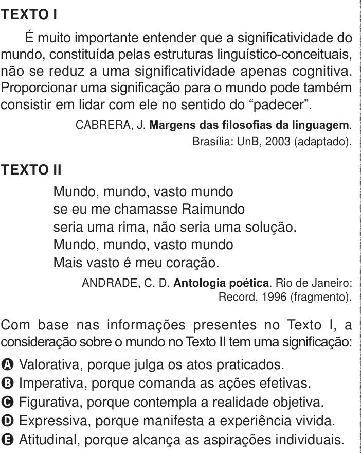 Questão 77 no caderno Azul do ENEM PPL 2024