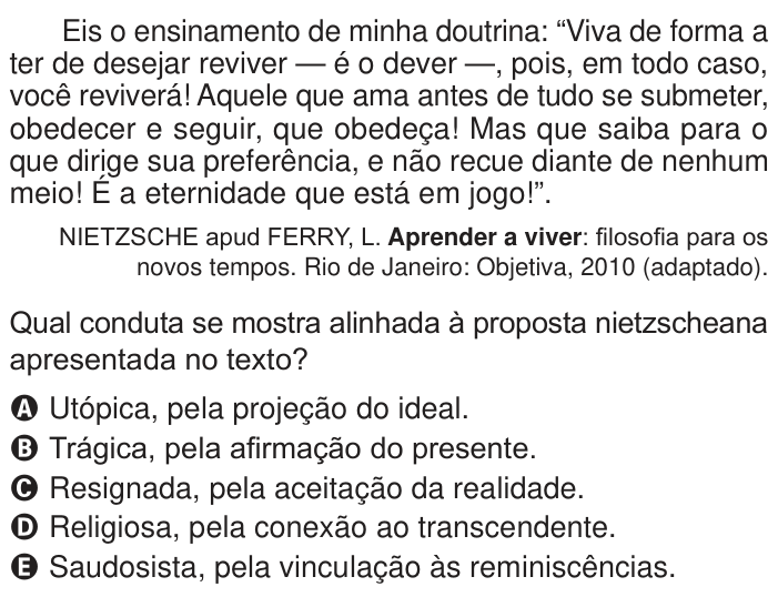 Questão 86 no caderno Azul do ENEM PPL 2024