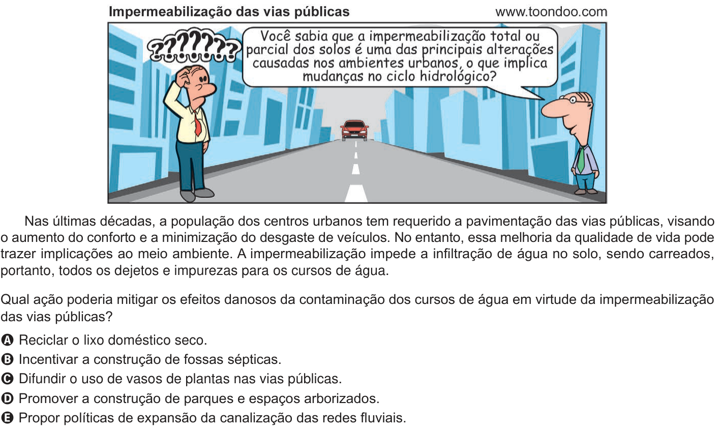 Questão 92 no caderno Azul do ENEM PPL 2024