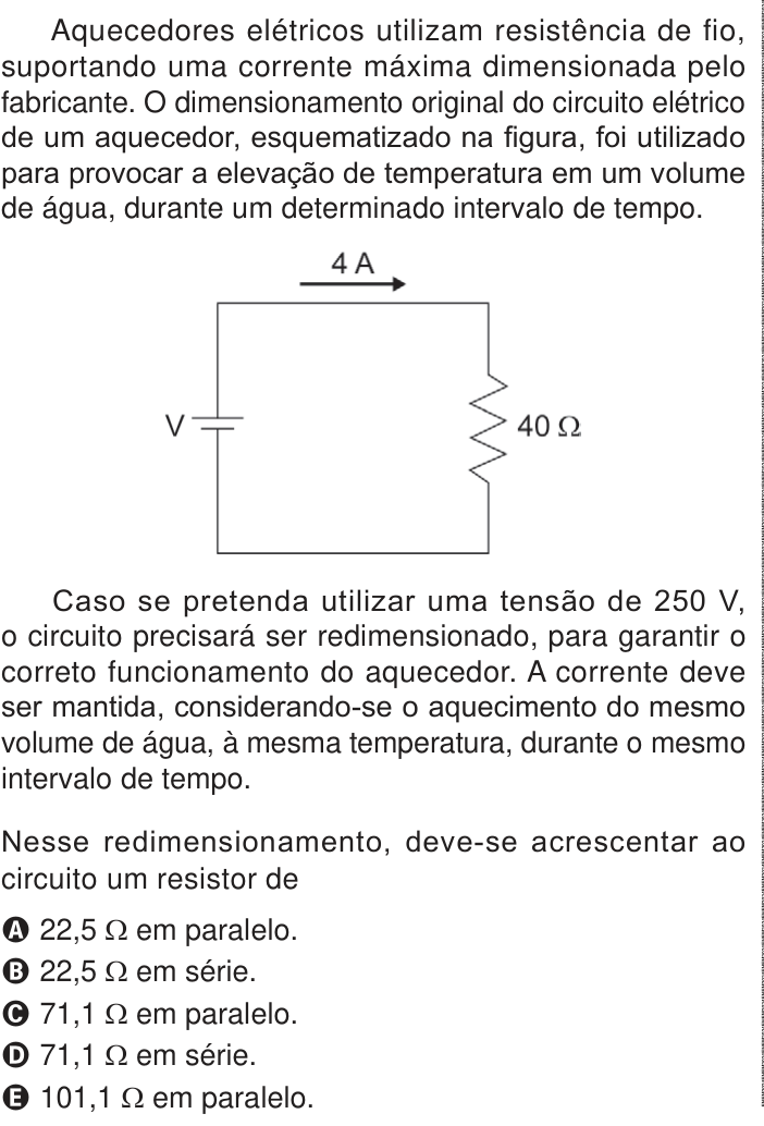 Questão 117 no caderno Azul do ENEM PPL 2024