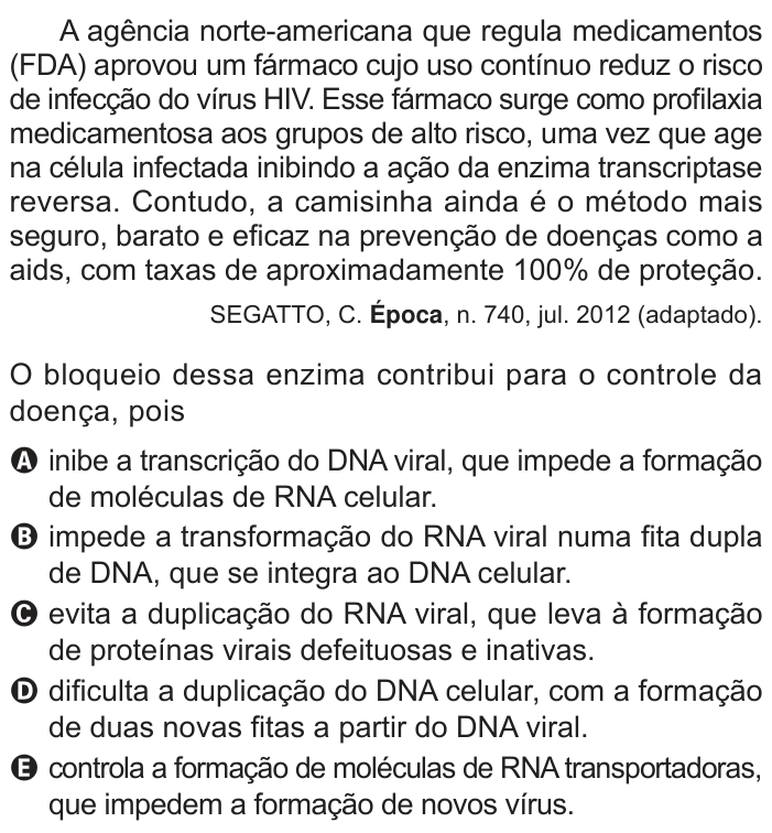 Questão 129 no caderno Azul do ENEM PPL 2024