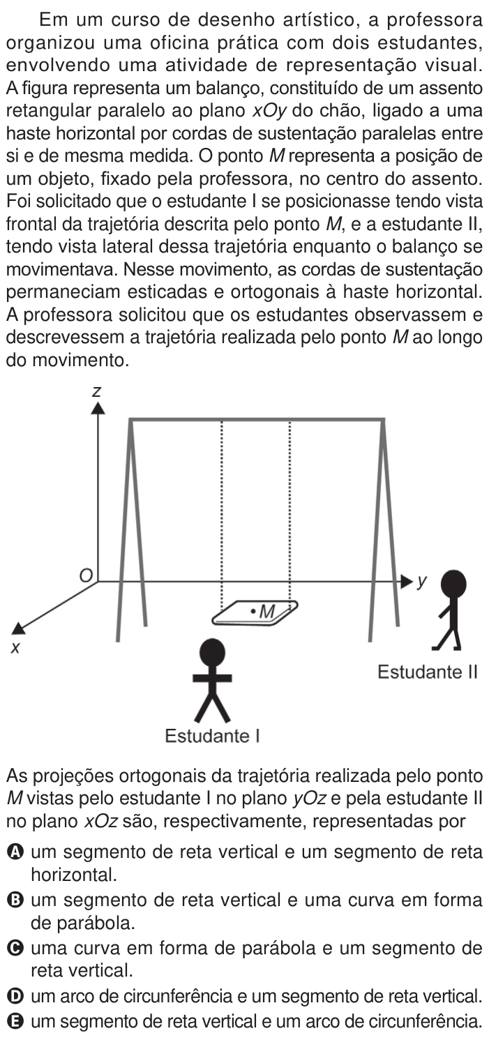 Questão 142 no caderno Azul do ENEM PPL 2024
