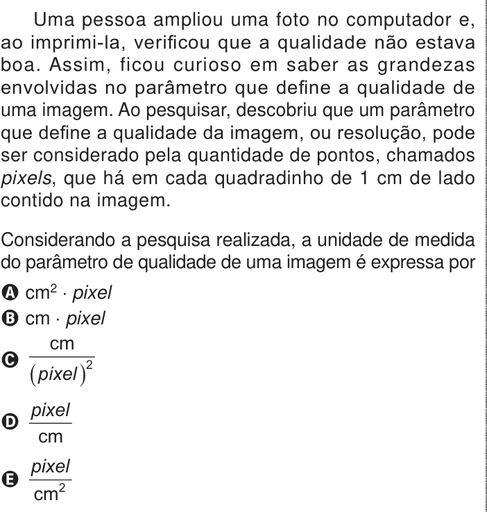 Questão 144 no caderno Azul do ENEM PPL 2024