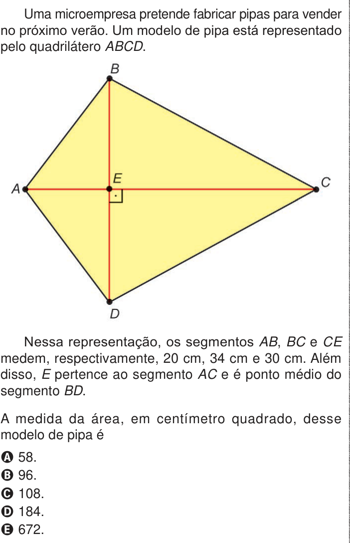 Questão 153 no caderno Azul do ENEM PPL 2024