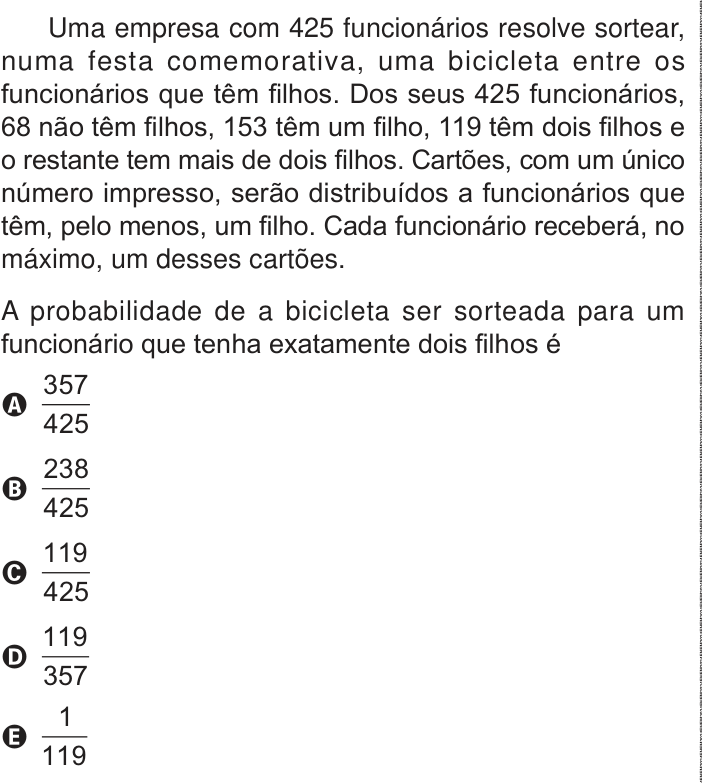 Questão 155 no caderno Azul do ENEM PPL 2024