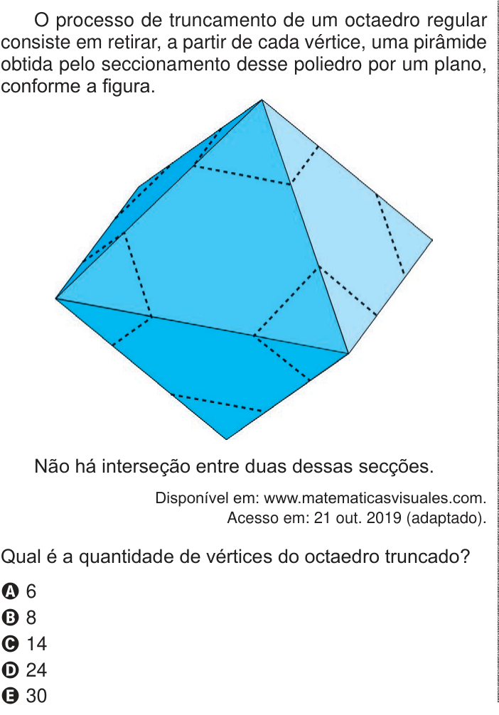 Questão 156 no caderno Azul do ENEM PPL 2024
