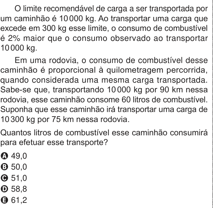 Questão 164 no caderno Azul do ENEM PPL 2024