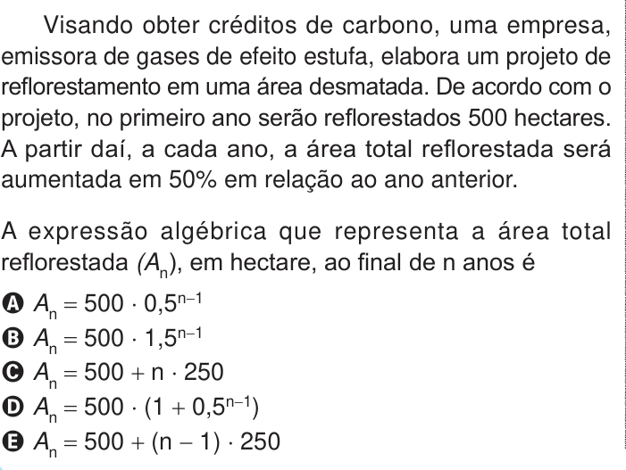 Questão 167 no caderno Azul do ENEM PPL 2024